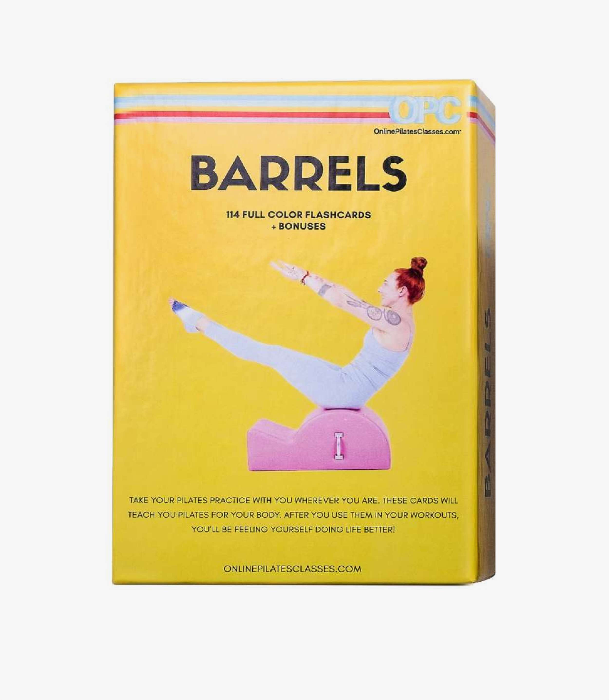 Pilates Barrel Flashcards by Lesley Logan