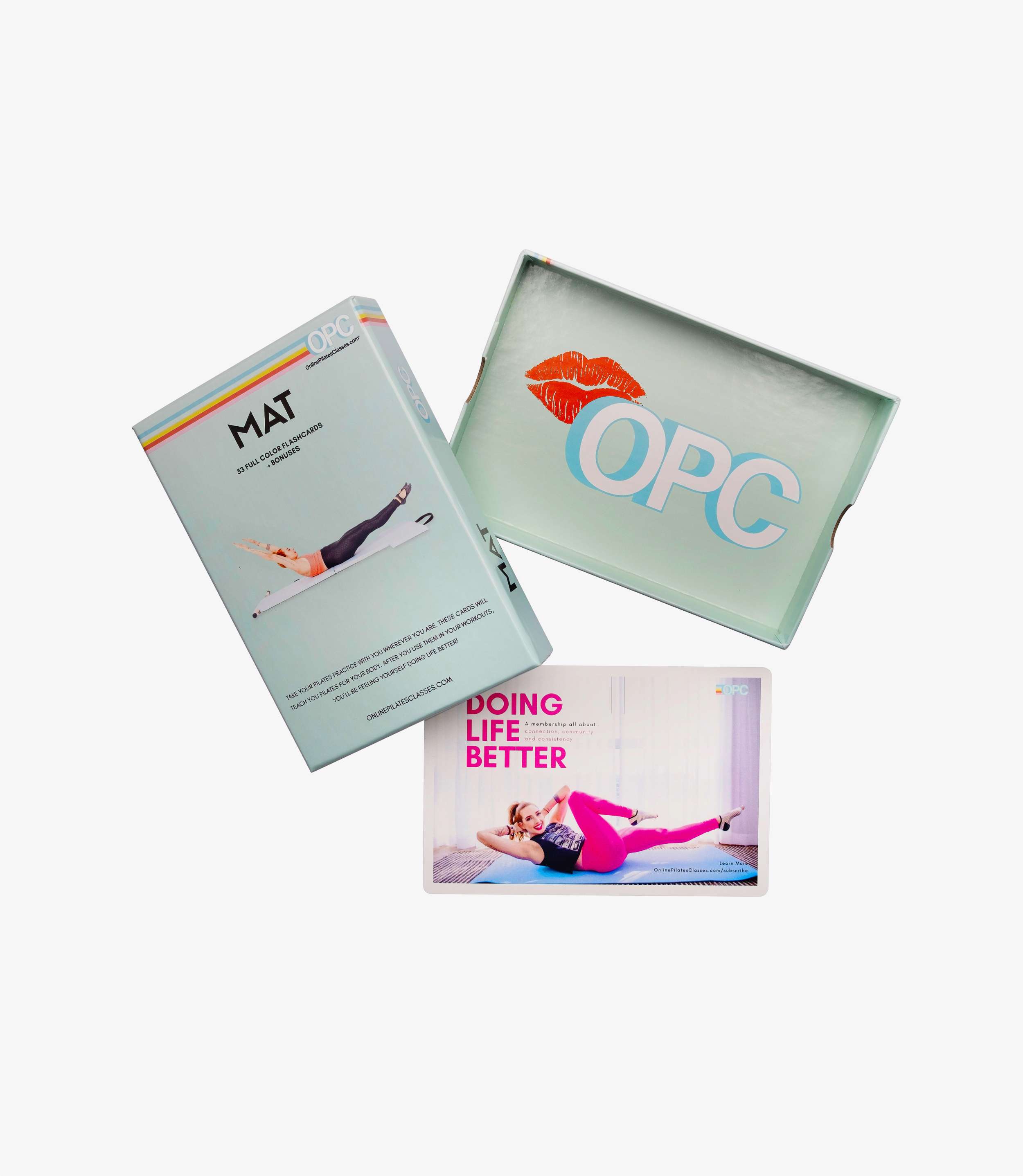 pilates mat flashcards