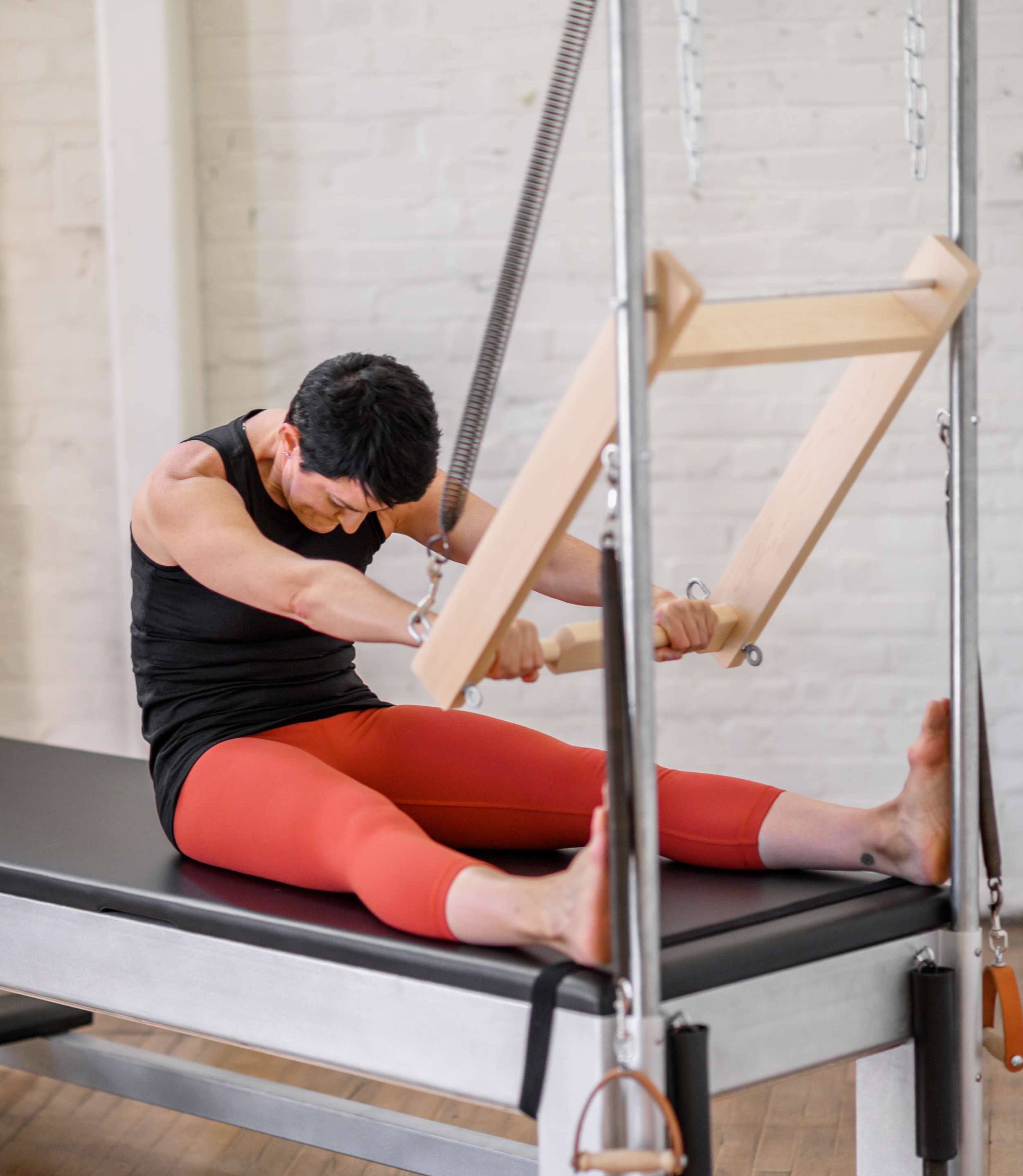 Contrology Push-Through Bar in use