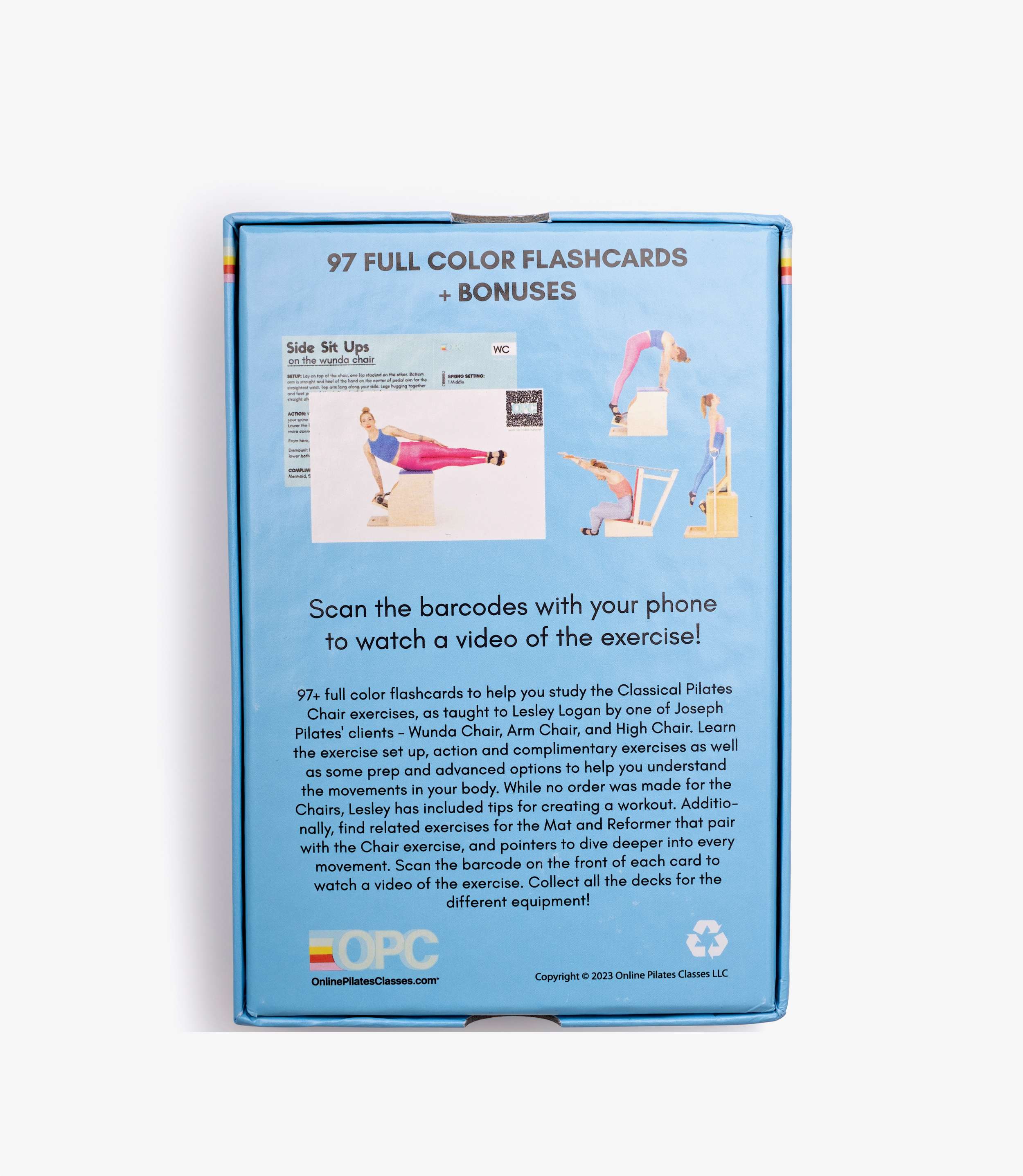 Pilates Chairs Flashcards by Lesley Logan