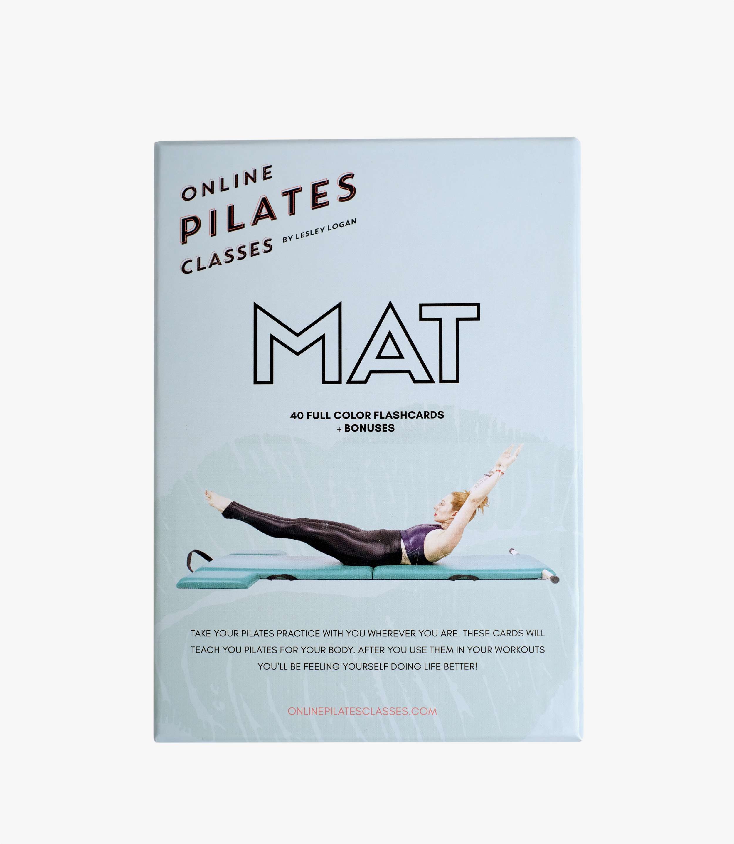 Pilates Mat Flashcards by Lesley Logan
