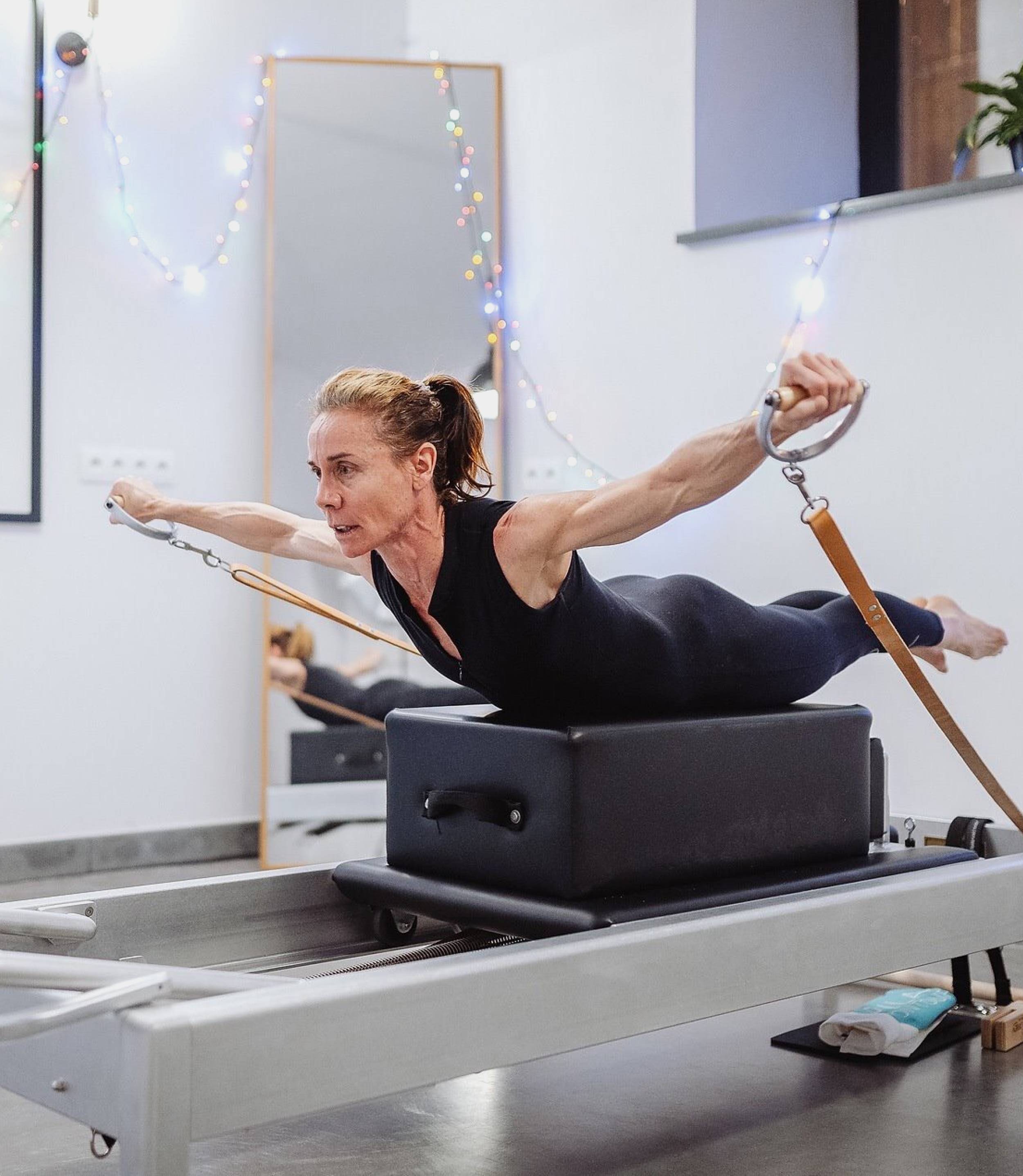 Contrology Reformer in use
