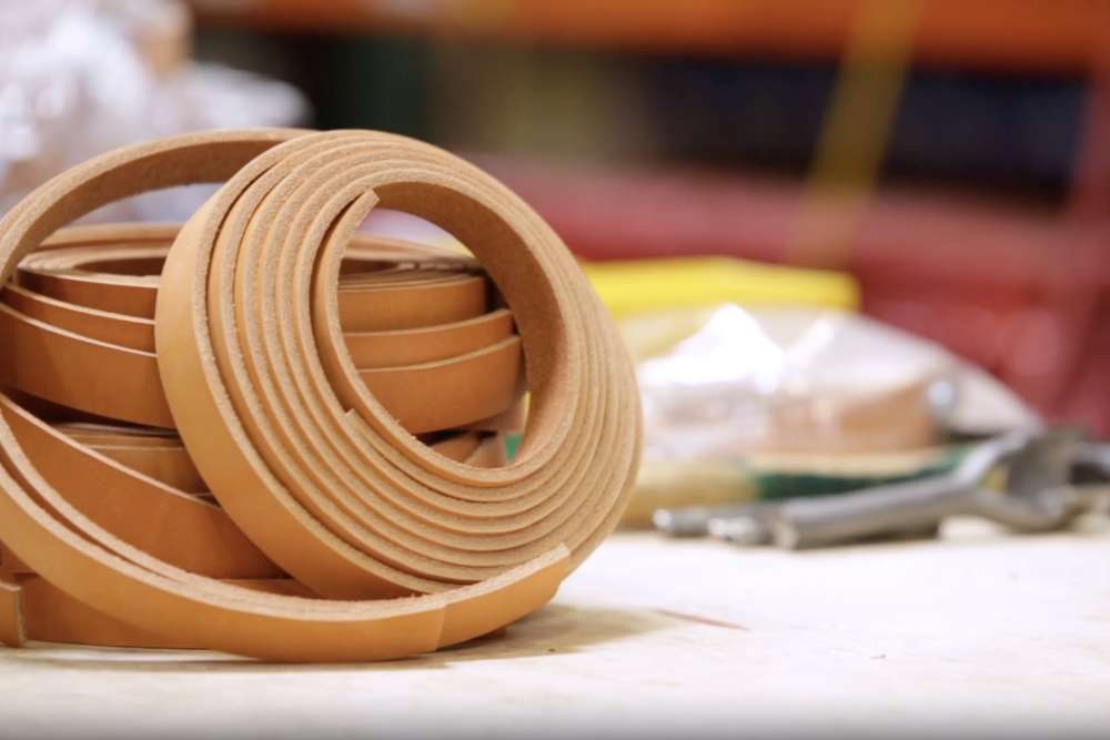 Leather straps
