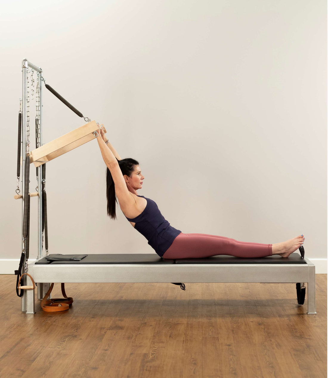 Contrology Reformer Mat Conversion - in use
