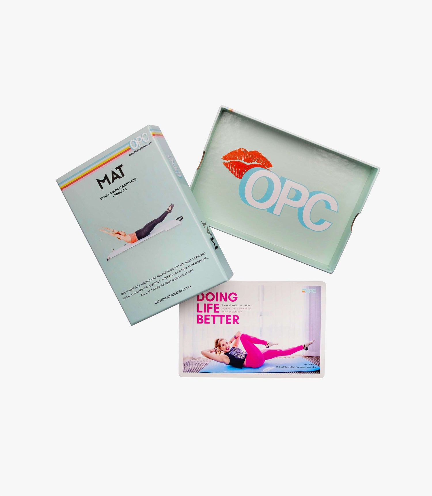 pilates mat flashcards