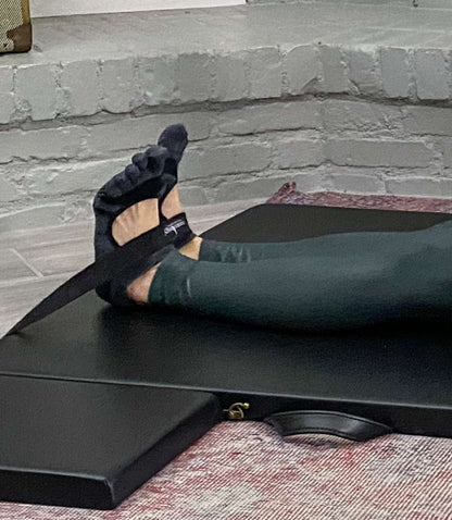 Contrology Folding Mat Footstrap in use