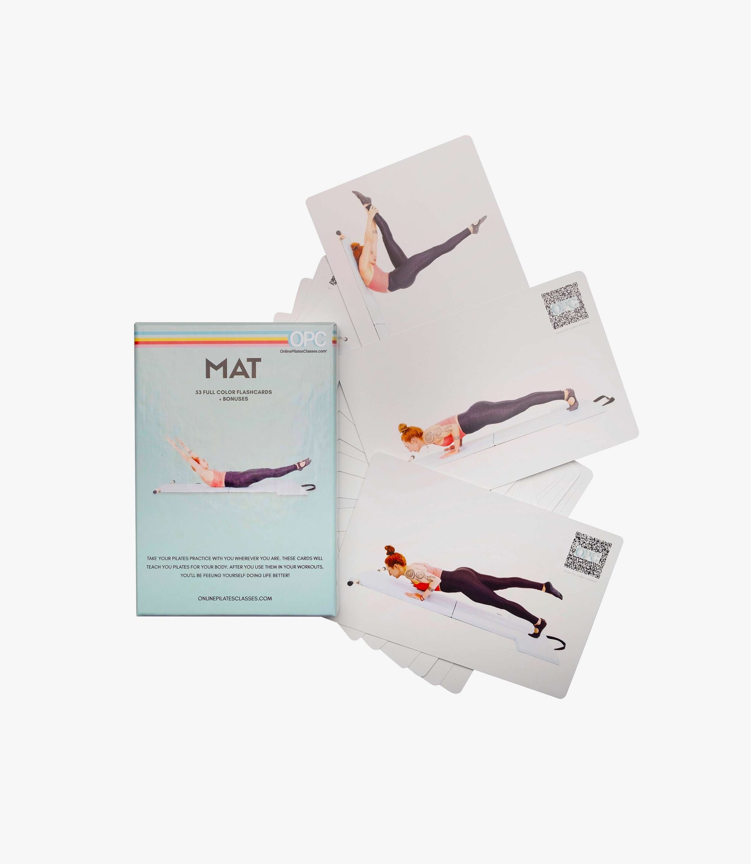 pilates mat flashcards