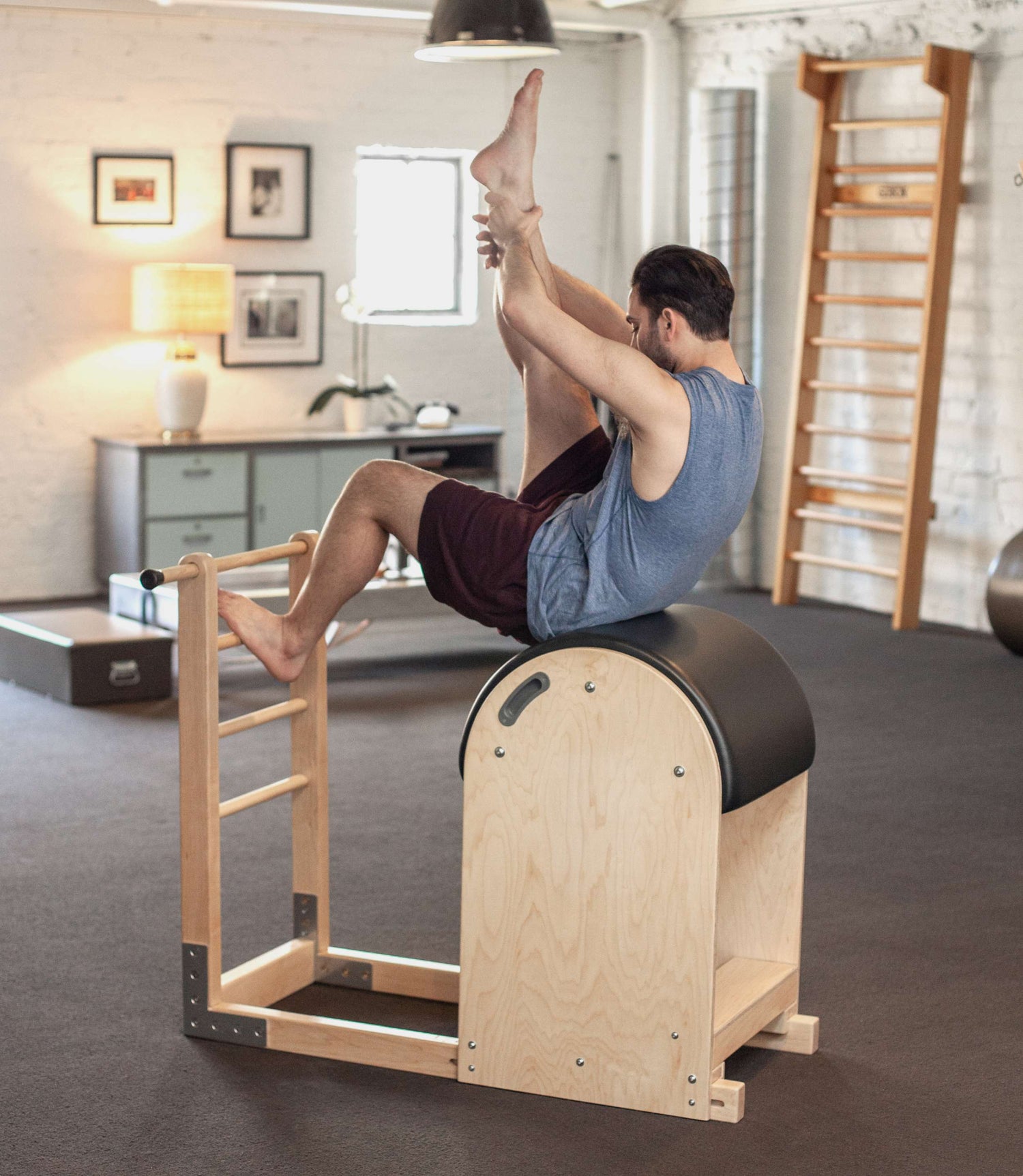 Contrology Ladder Barrel - in use